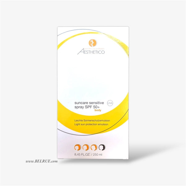 Aesthetico Suncare Sensitve Spray SPF50+ 250ml - Belrue