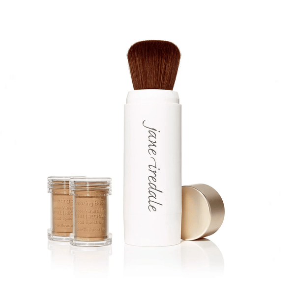 jane iredale - Amazing Base Refillable Brush - Caramel - 3er Refill 7.5g - Belrue