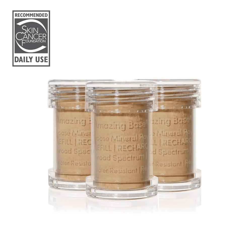 jane iredale - Amazing Base Refillable Brush - Riviera - 3er Refill 7.5g - Belrue