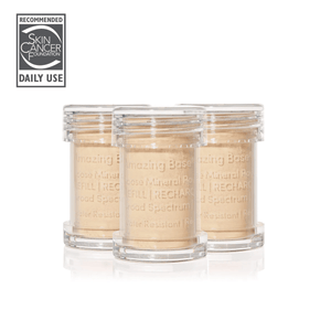 jane iredale - Amazing Base Refillable Brush - Satin - 3er Refill 7.5g - Belrue