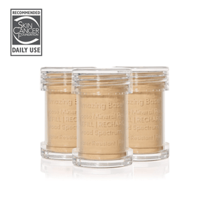 jane iredale - Amazing Base Refillable Brush - Warm Sienna - 3er Refill 7.5g - Belrue