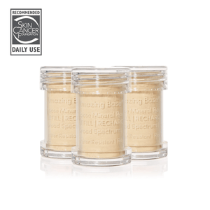 jane iredale - Amazing Base Refillable Brush - Warm Silk - 3er Refill 7.5g - Belrue