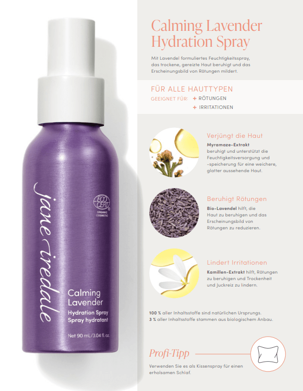 Jane Iredale - Calming Lavender Hydration Spray 90ml - Belrue