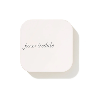 Jane Iredale - Puderdose leer - Weiß/Gold - Belrue