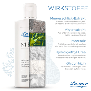 La mer Reinigungsmilch mit 5% Urea 200ml - Belrue