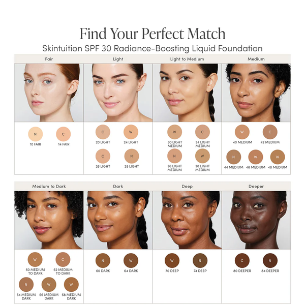 Jane Iredale - Skintuition SPF 30 Radiance-Boosting Liquid Foundation - 50 Medium Dark 30ml