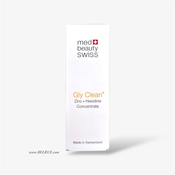 Med Beauty Swiss Gly Clean Zink & Hexidine Concentrate 30ml - Belrue