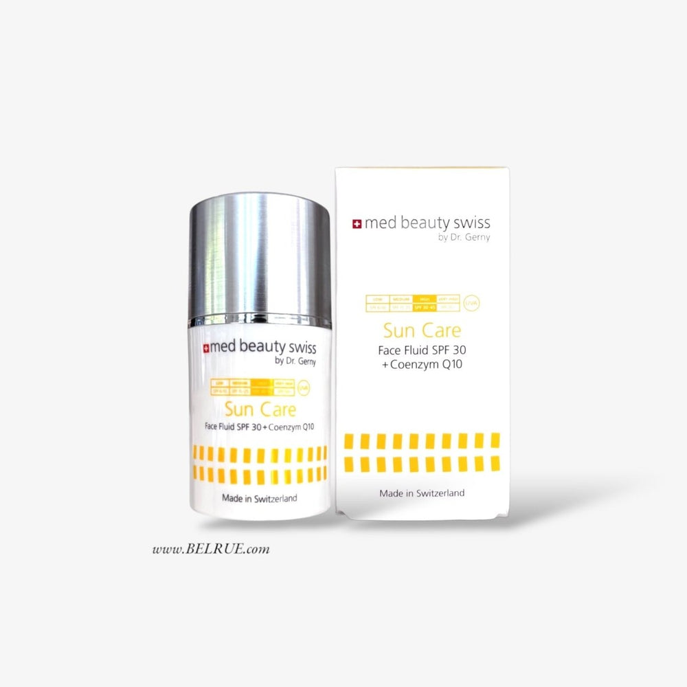 Med Beauty Swiss Sun Care Fluid SPF30+ Conezym Q10 50ml - Belrue
