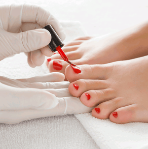 Pediküre mit Shellac + Shellac ablösen - Belrue