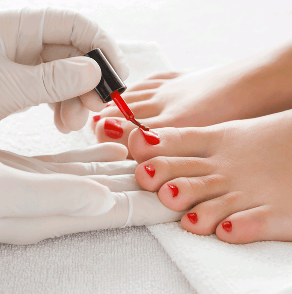 Pediküre mit Shellac + Shellac ablösen - Belrue