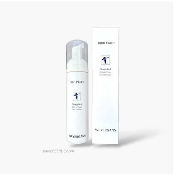 Weyergans High Care Blue Line Simply Red Body Shape Foam Lipolyzer 200ml - Belrue